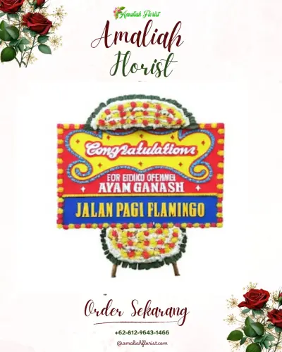 Bunga Papan Congratulation di Terong